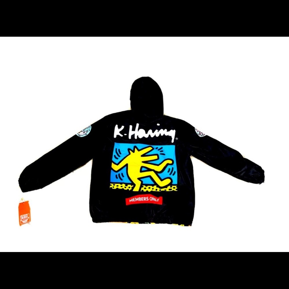 KEITH HARRING X MEMBERS ONLY COLLAB - Picture 2 of 3